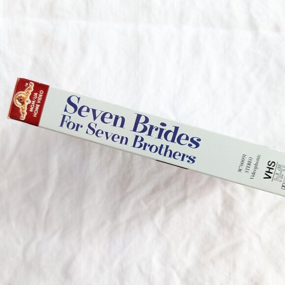 3/$15 Seven Brides for Seven Brothers VHS tape Jane Powell Howard Keel Musical - Picture 2 of 6